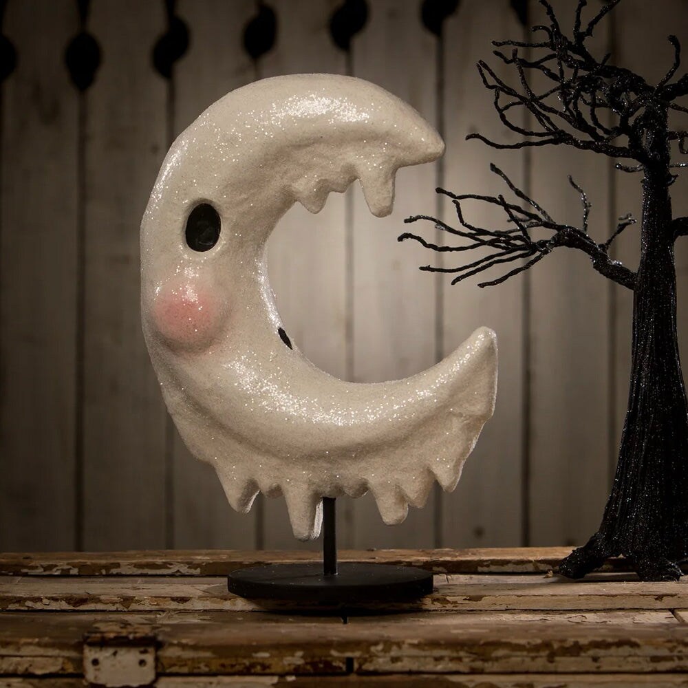 Bethany Lowe Designs Ghostly Moon Paper Mache Michaels