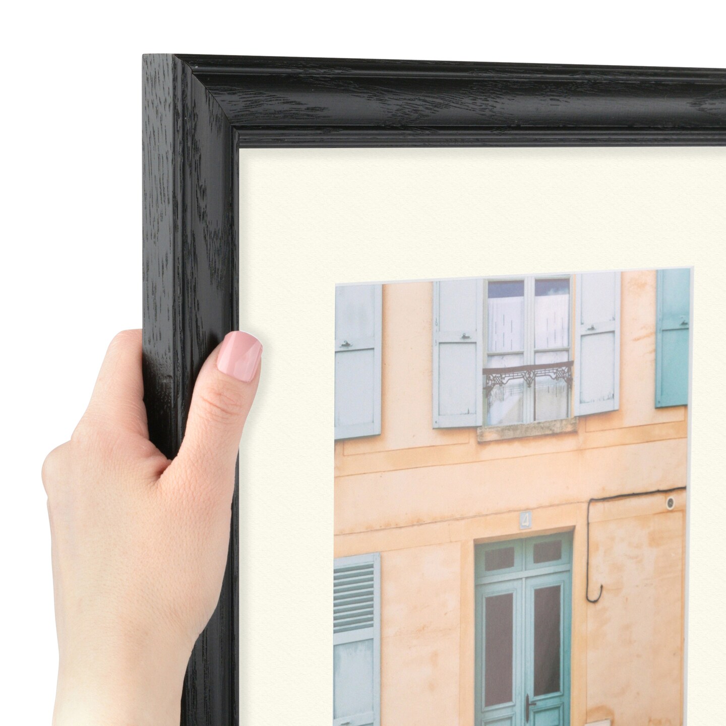 ArtToFrames 24x28" Matted Picture Frame with 20x24" Single Mat Photo Opening Framed in 1.25" Black and 2" Mat (FWM-4083-24x28)