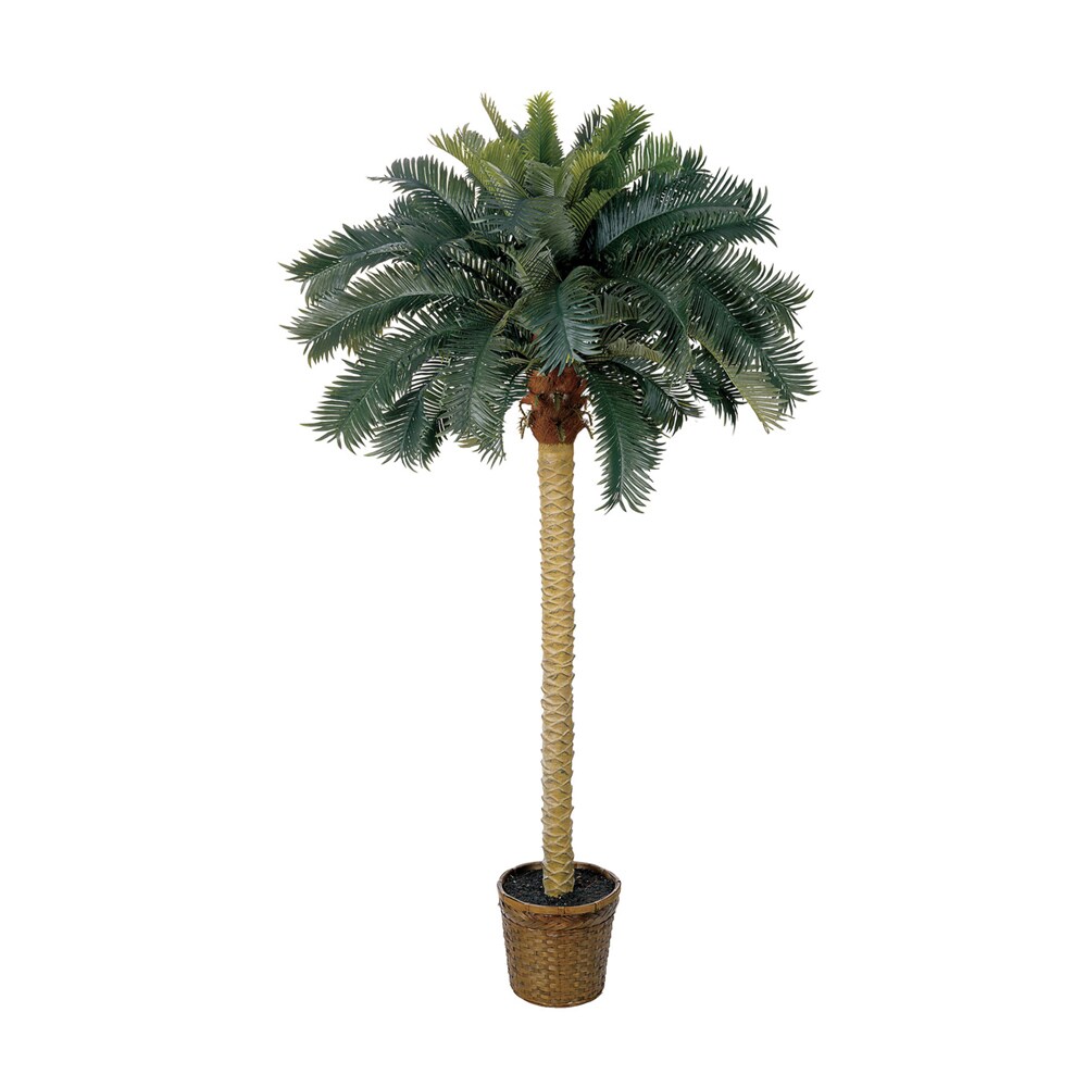 Nearly Natural 6' Sago Palm Silk Tree, Green Michaels