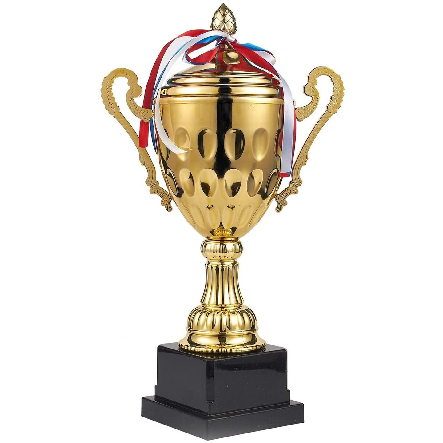 Large Gold Trophy Cup &#x2013; 16.3&#x22; 1st Place Championship Award for Football, Soccer, Fantasy Sports Competition