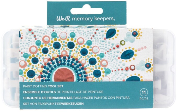 We R Memory Keepers Paint Dotting Set 60000593 (11 Pieces)by American Crafts