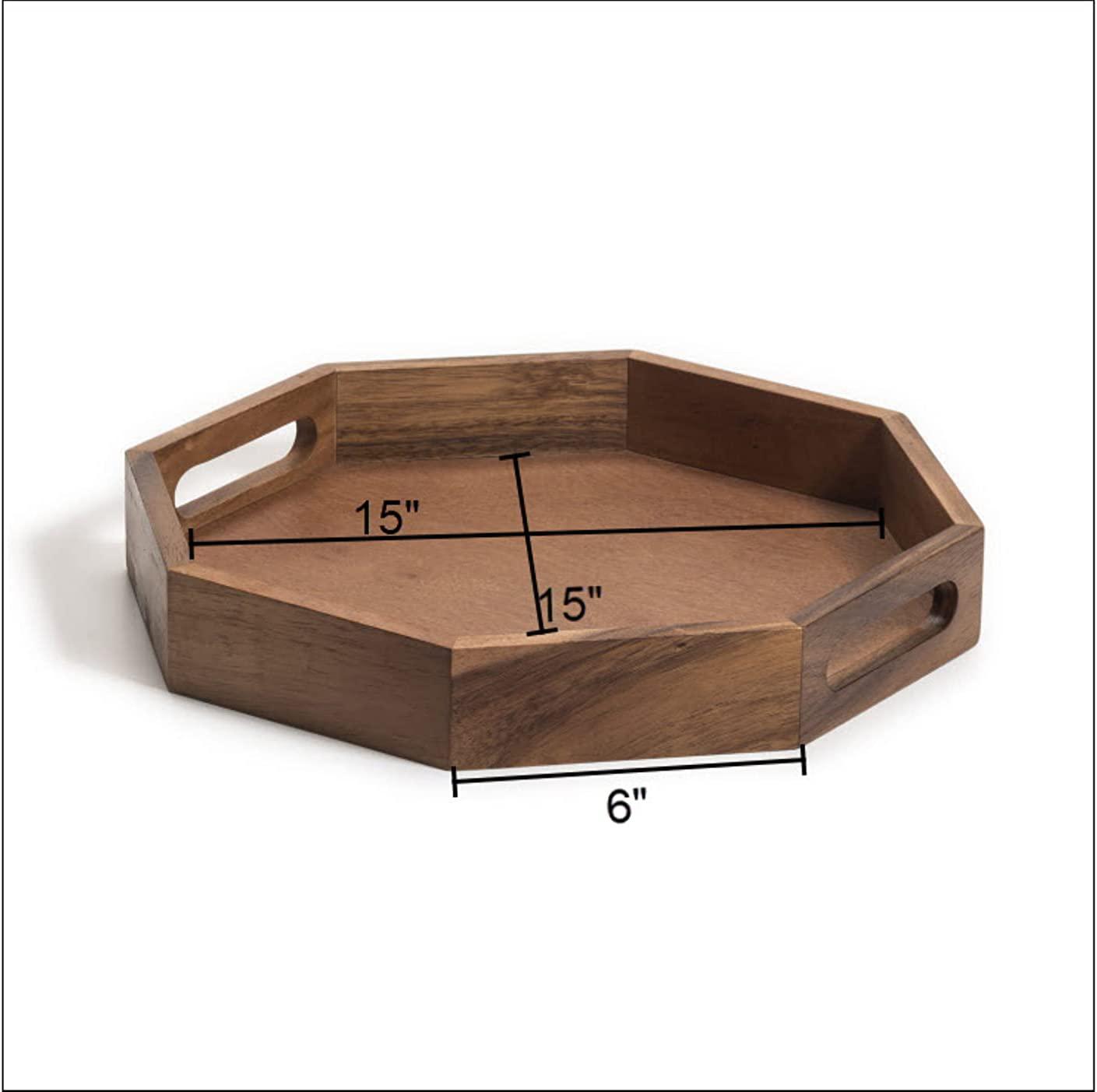 Kalmar Home Octagon Serving Tray - 15