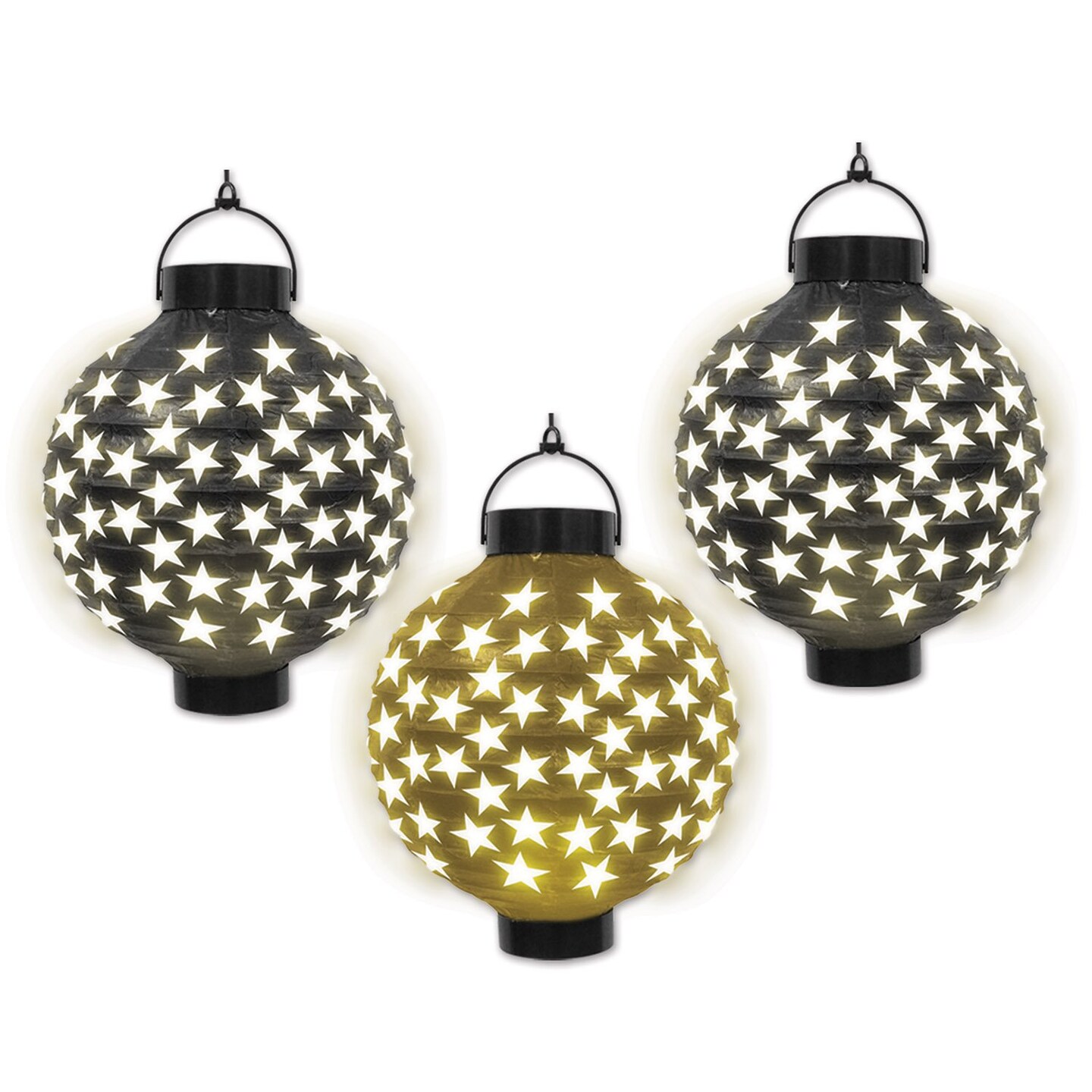 8-Inch Light-Up Paper Lanterns