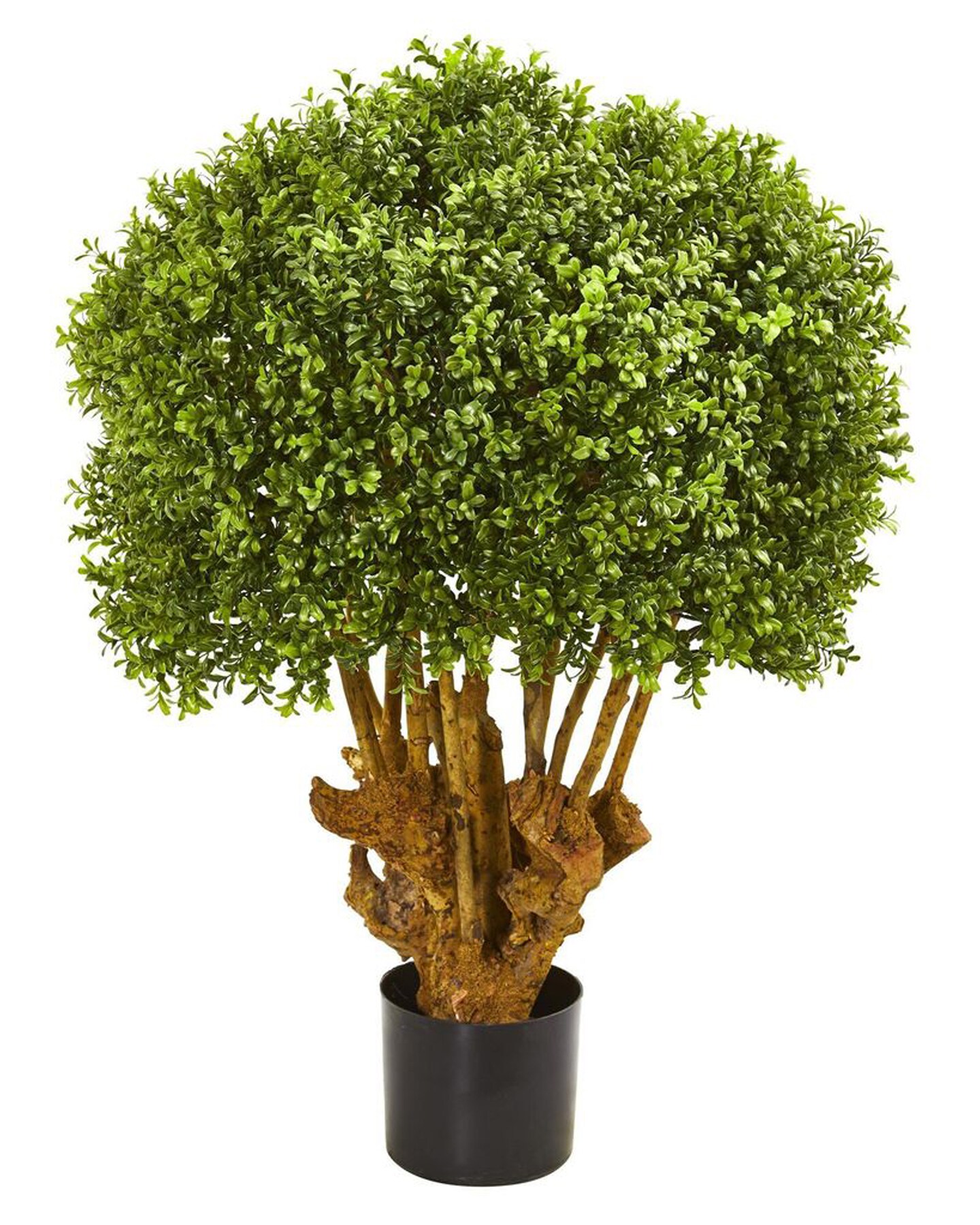 Nearly Natural 3&#x27; Boxwood Artificial Topiary Tree