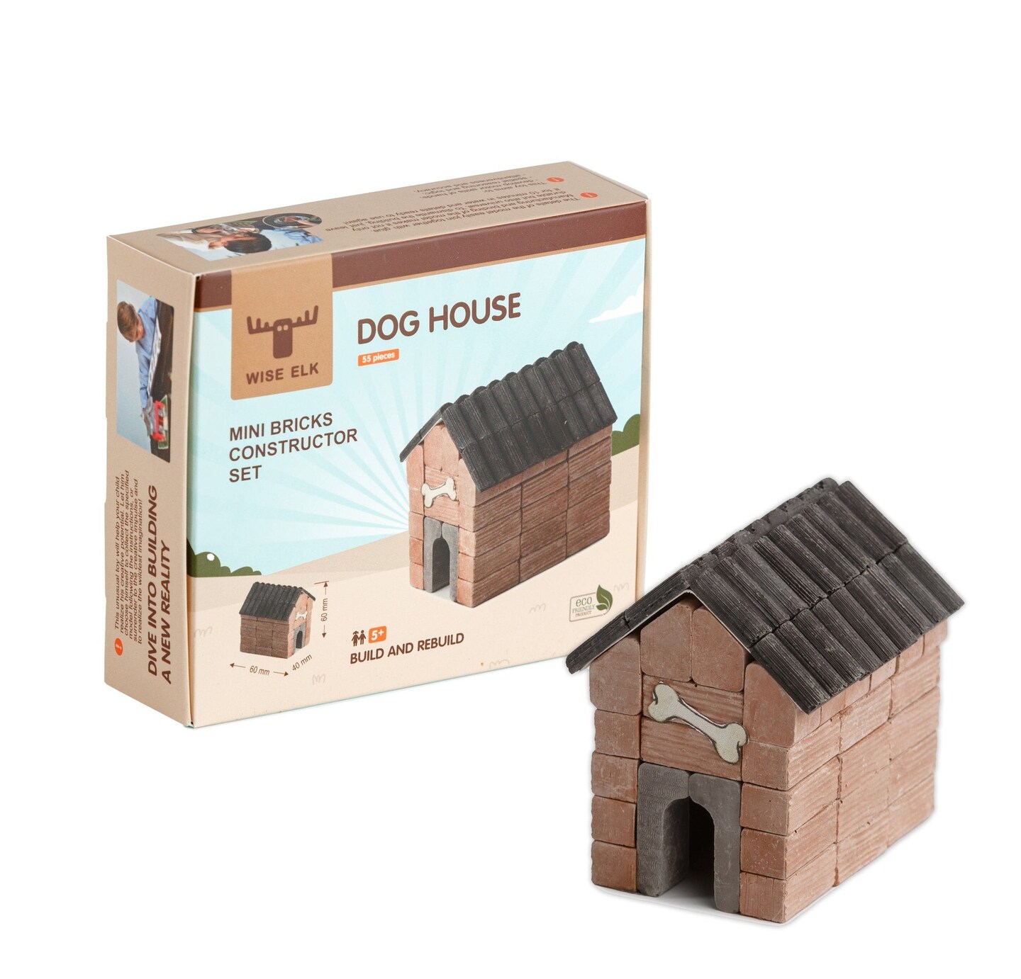 Mini Bricks Construction Set - Dog House