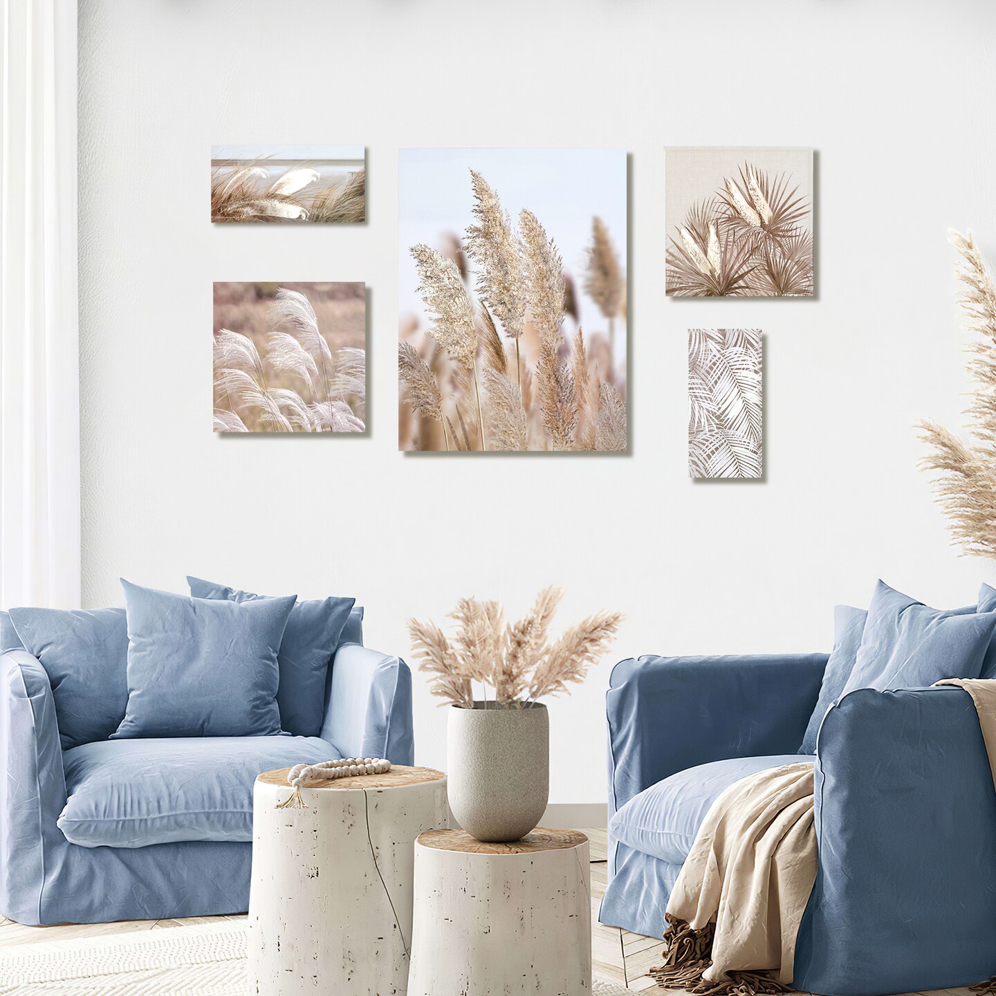 12&#x22;x15.9&#x22; Gallery Wall Decor Canvas Wall Art 5 Piece Framed Wall Art