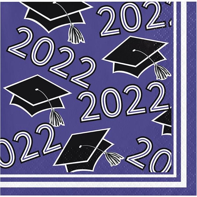 graduation cap 2022 purple