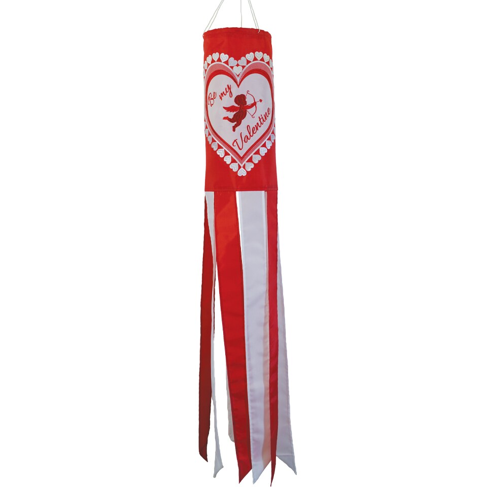 In the Breeze 5129 Be My Valentine 40 Inch Windsock - Outdoor Holiday Windsock
