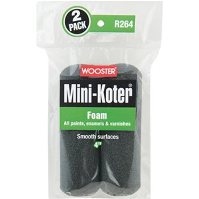 Wooster 4 in. Mini-Koter Foam Roller, Pack of 2