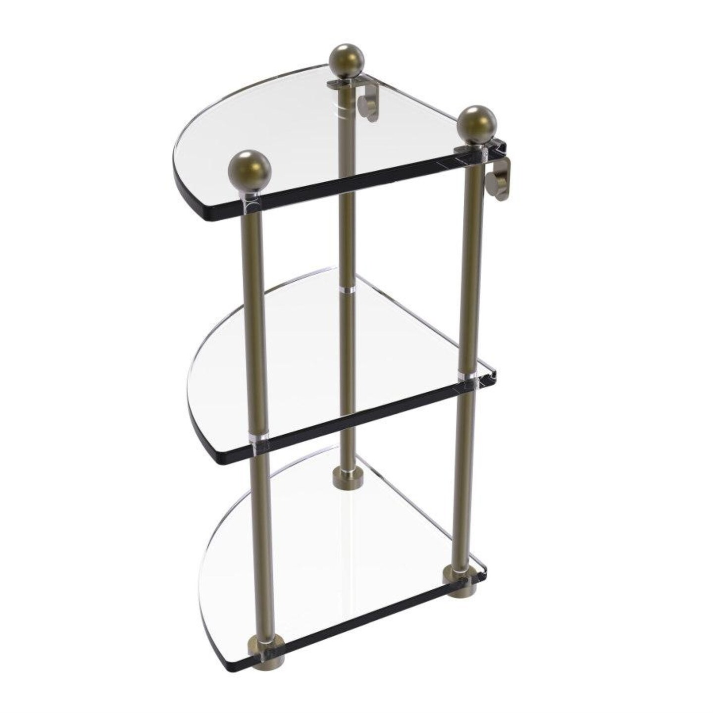 Three Tier Corner Glass Shelf PR6ABR Michaels