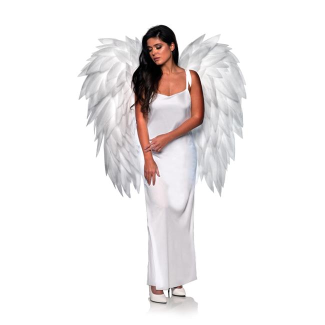 Underwraps UR30639WT Angel Feather Wings, White
