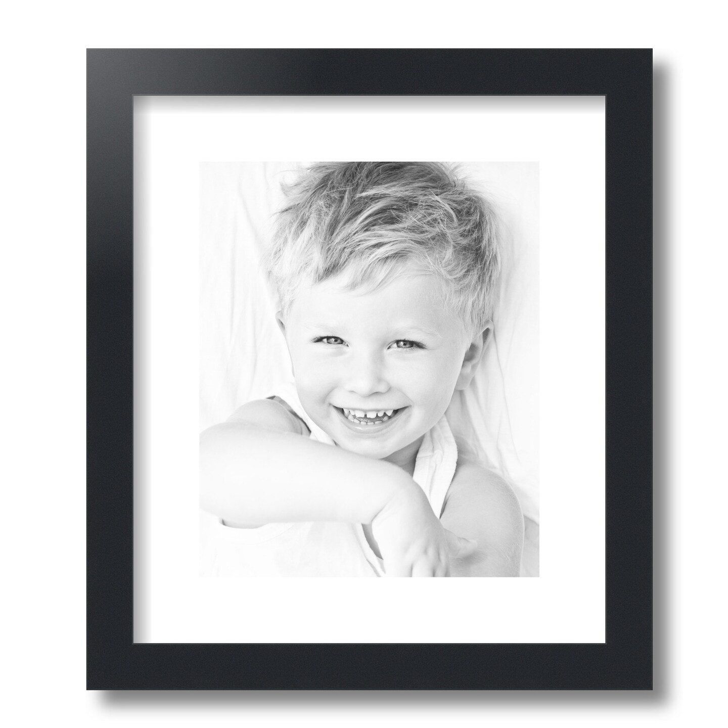 ArtToFrames 12.5x15&#x22; Matted Picture Frame with 8.5x11&#x22; Single Mat Photo Opening Framed in 1.25&#x22; Black and 2&#x22; Mat (FWM-3926-12.5x15)