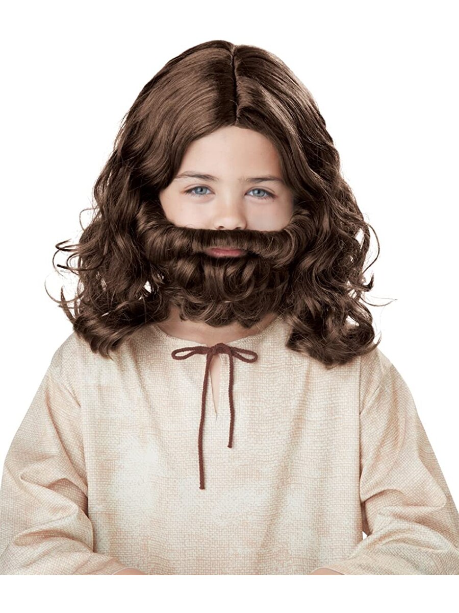 Child&#x27;s Savior Jesus Wig Costume Accessory