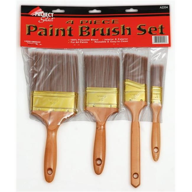 Linzer Products 398204073 A2204 Project Select Brush Set 4 Piece