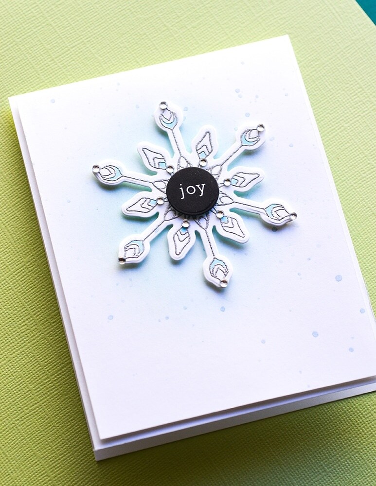 Birch Press Designs Clear Stamps-Contempo Christmas Greetings