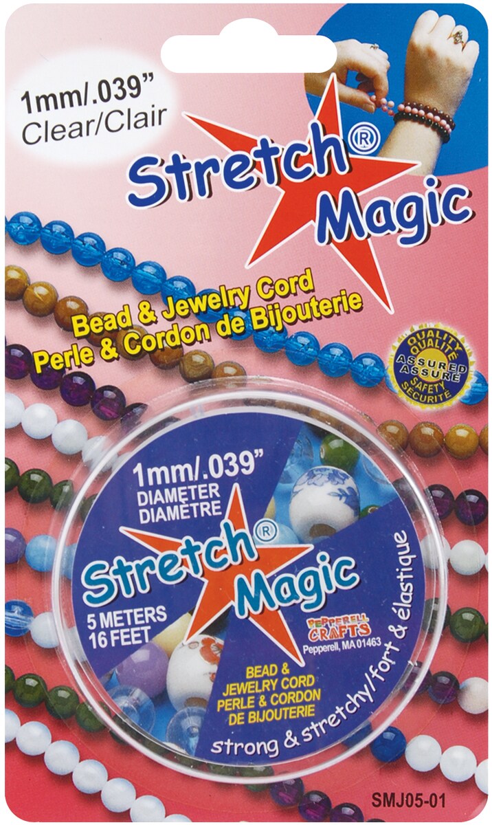 Stretch Magic Bead & Jewelry Cord 1mmX5mClear Michaels