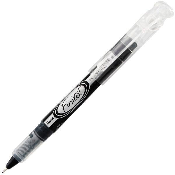 thumbnail image 2 of Pentel Ball R56 Extra Fine 0.6mm Rollerball Pens - Pack Of 3 (Red, Blue, Black) - Made In France 2 of 5