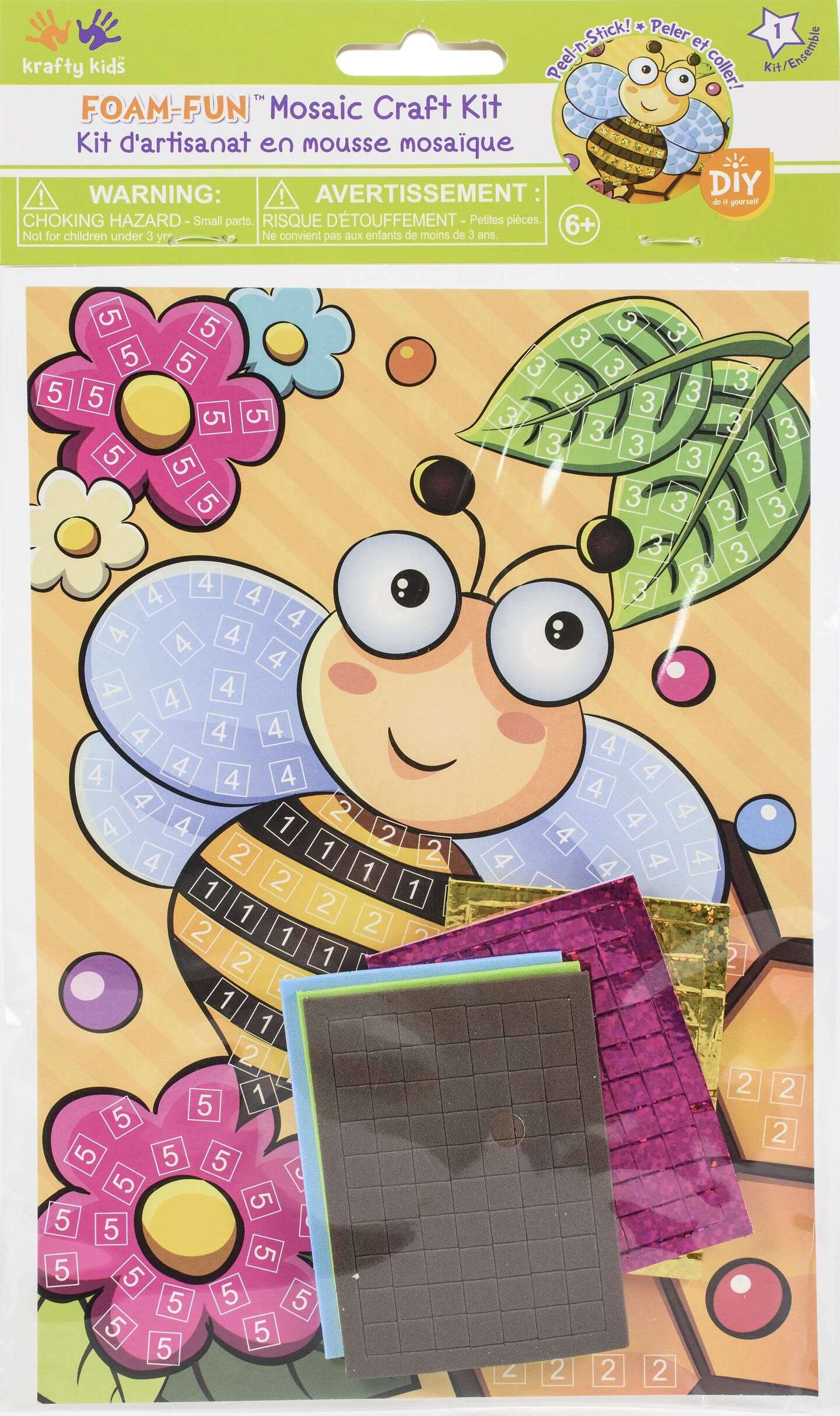 Diy Mosaic Foam KitBee Michaels