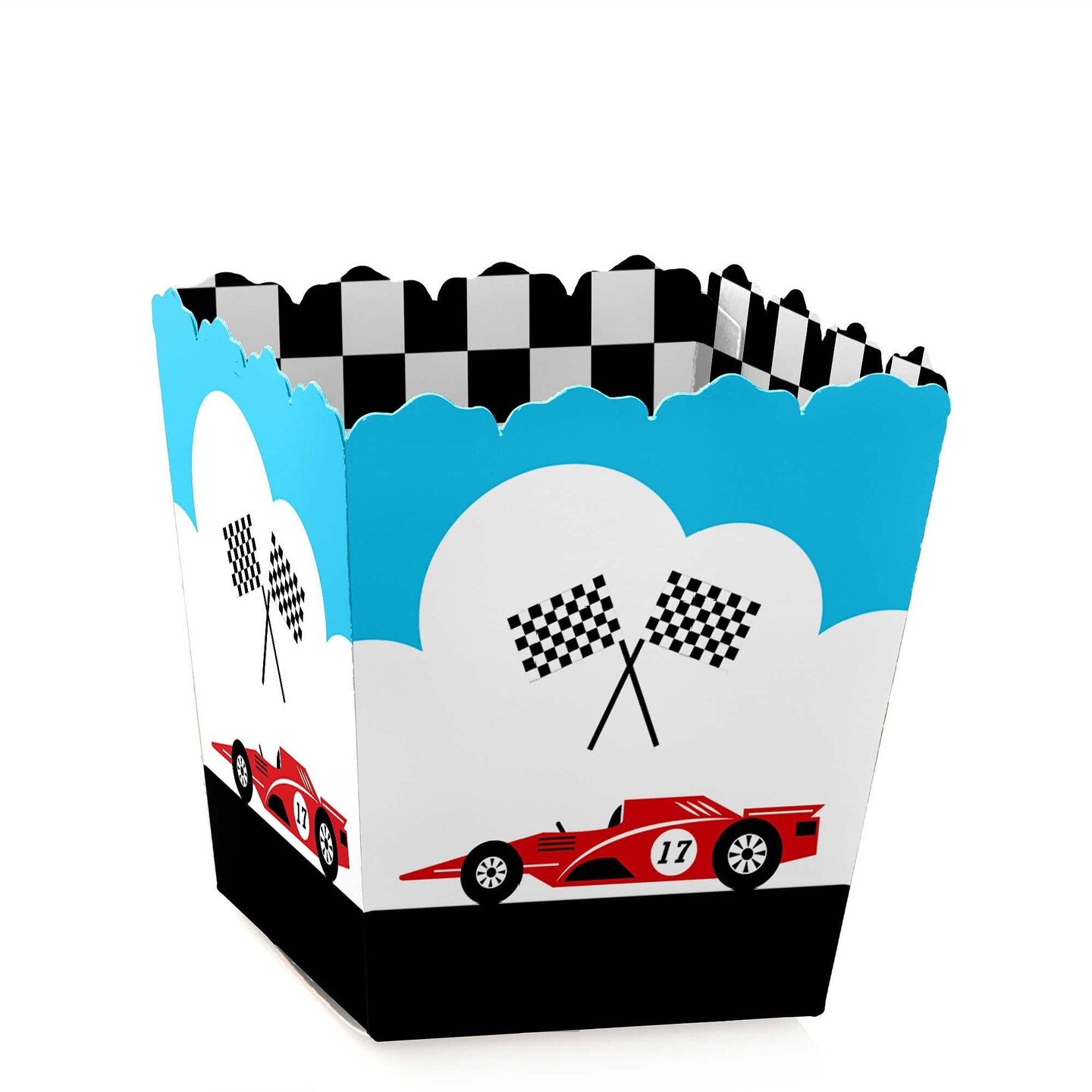 Big Dot of Happiness Let&#x27;s Go Racing - Racecar - Party Mini Favor Boxes - Race Car Birthday Party or Baby Shower Treat Candy Boxes - Set of 12