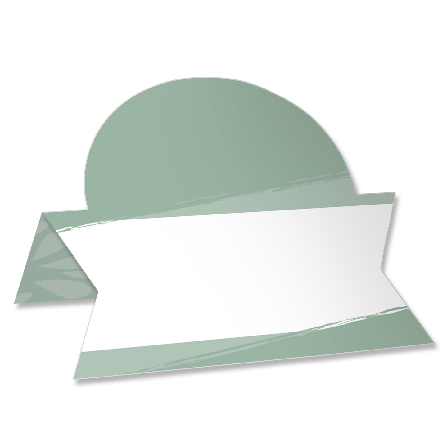 Big Dot of Happiness Sage Green Elegantly Simple - Guest Party Favors Tent Buffet Card - Table Setting Name Place Cards - Set of 24