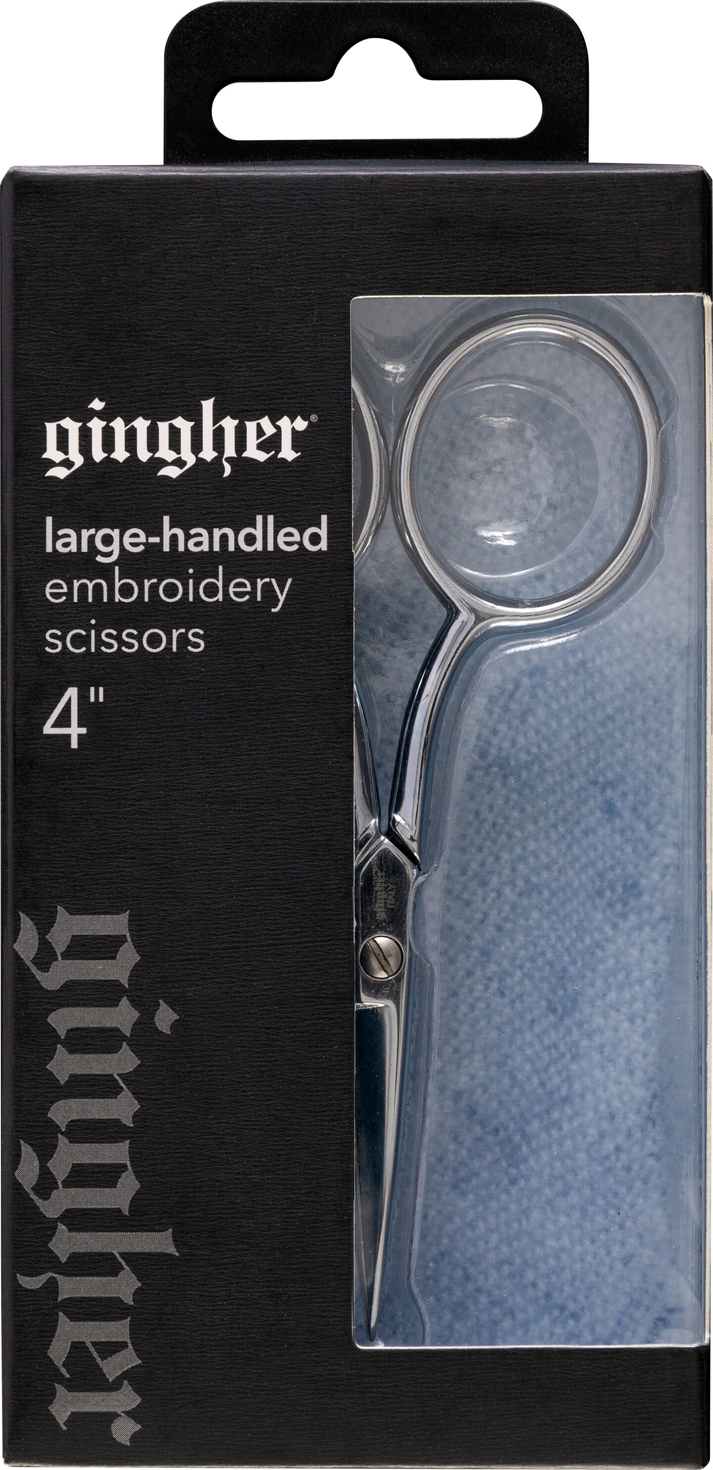 SCISSORS - 4 GINGHER EMBROIDERY SCISSORS - With Leather Sheath - Lancaster  Home & Fabric