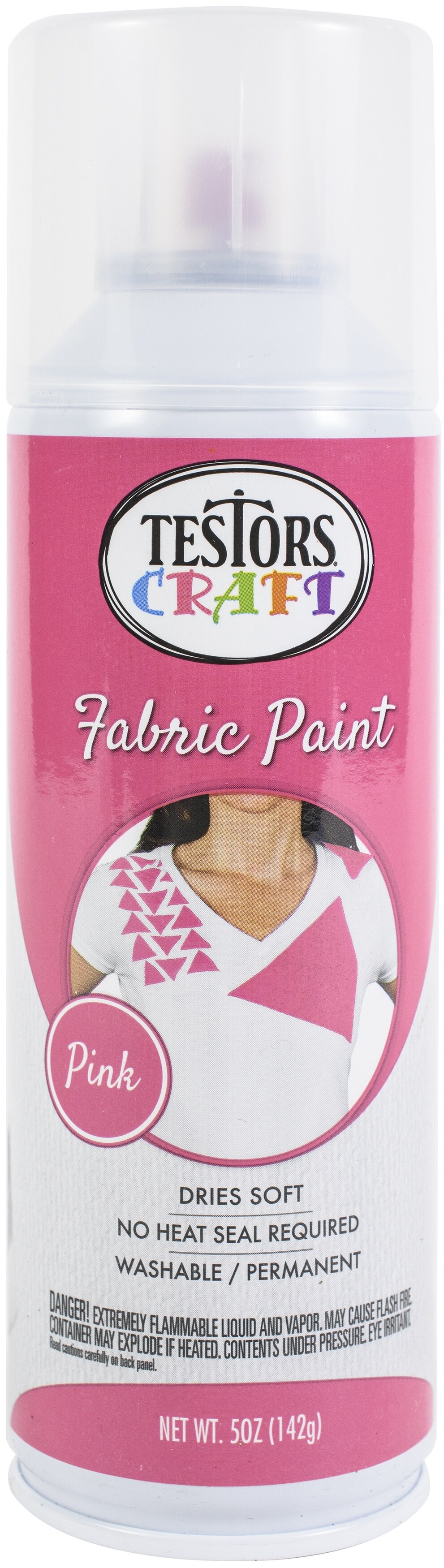 Testor Craft Fabric Spray Paint-Pink