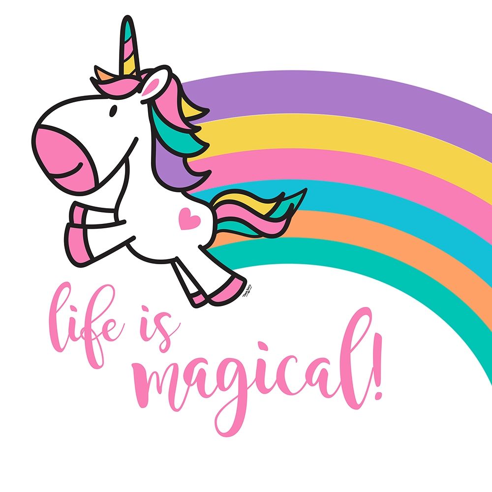 Happy Unicorn Rainbow Ii Poster Print by Tara Reed - Item # VARPDXRB12346TR