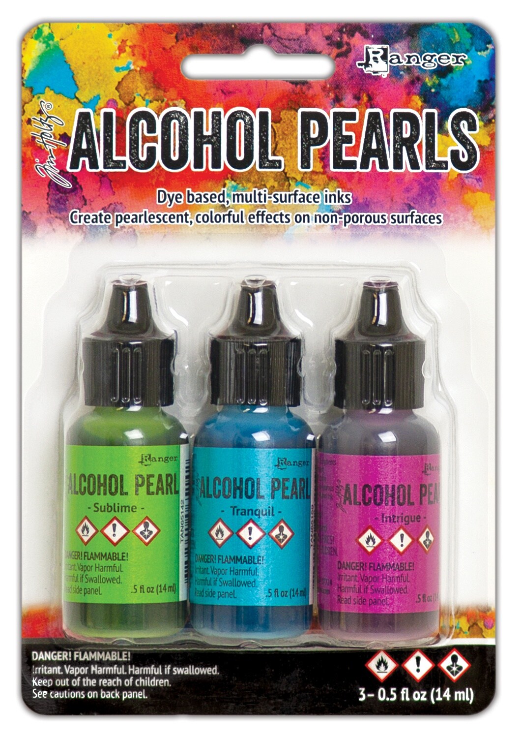 Tim Holtz Alcohol Ink Pearls Kits 3/Pkg-Kit #2