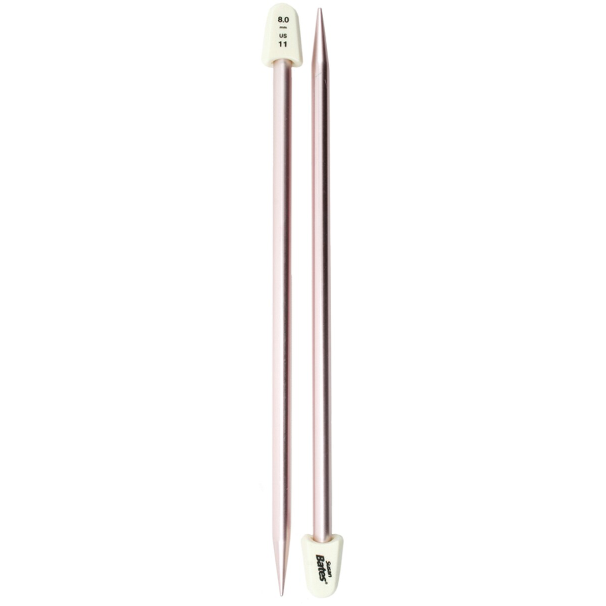 Susan Bates Silvalume Single Point Knitting Needles 14"-Size 11/8mm