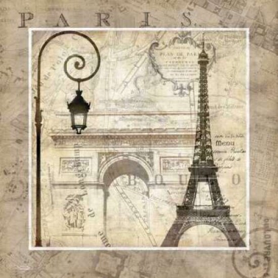 Paris Holiday Poster Print by Keith Mallett - Item # VARPDX18100