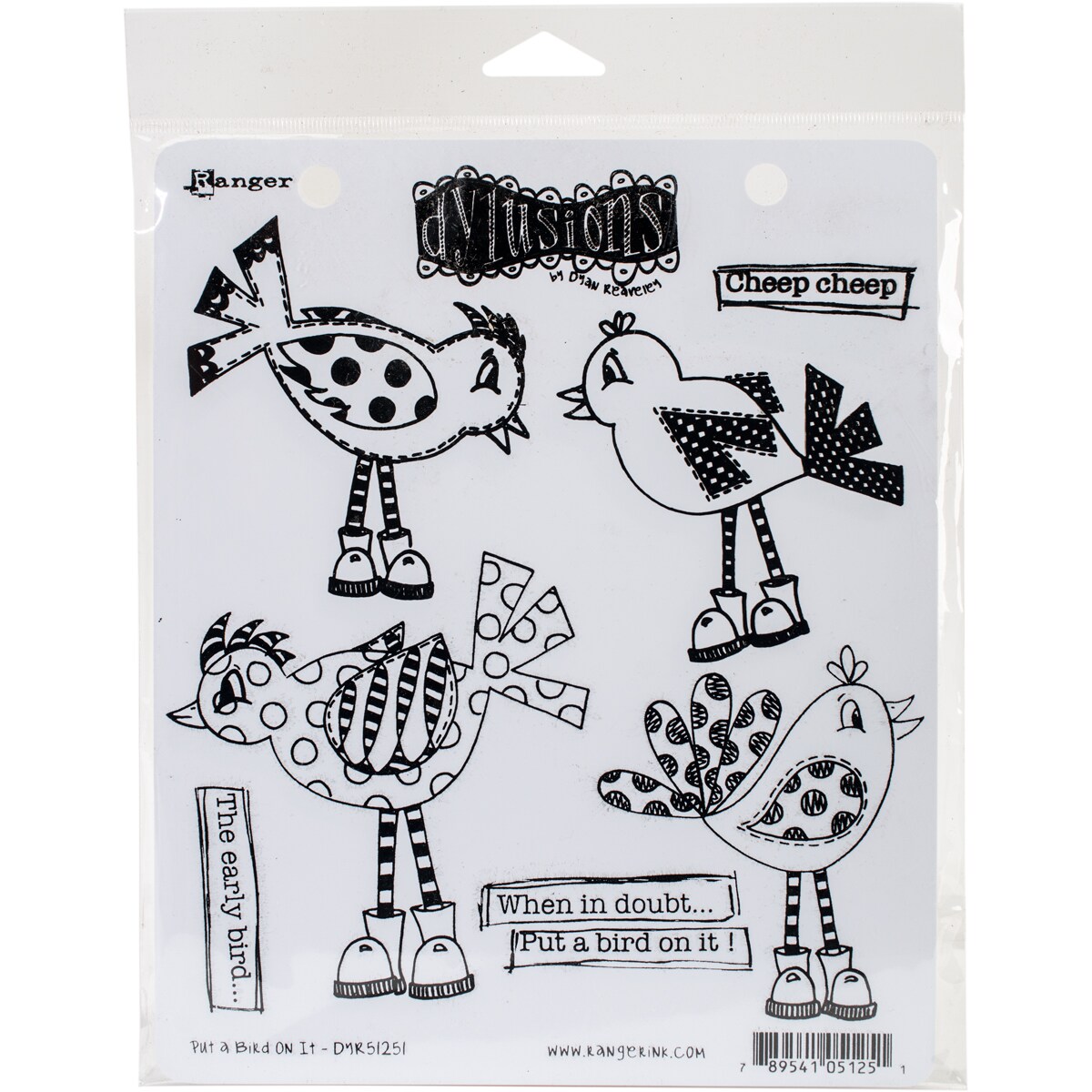 Dyan Reaveley's Dylusions Cling Stamp Collections 8.5