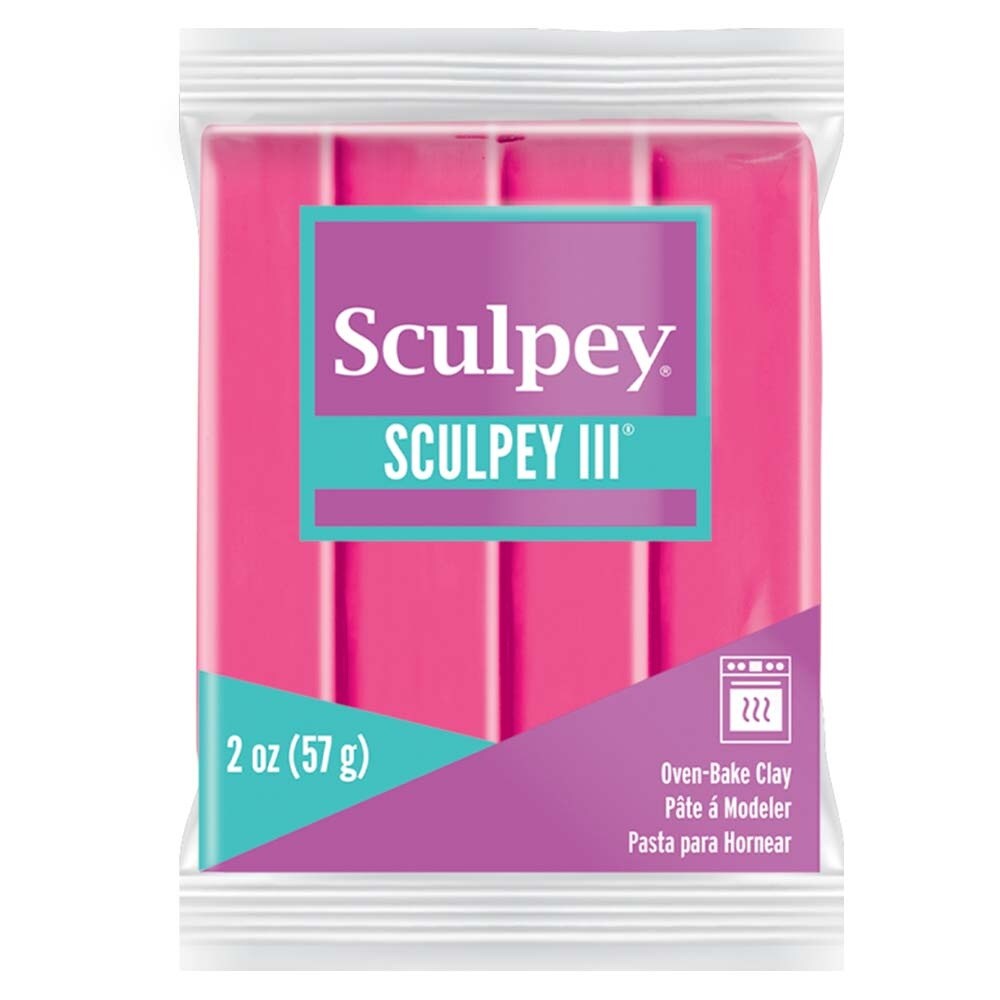 Sculpey III Oven-Bake Clay 2oz-Candy Pink