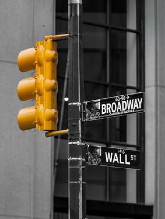 Traffic lights with street signs - New York City Poster Print by  Assaf Frank - Item # VARPDXAF20131116632C01