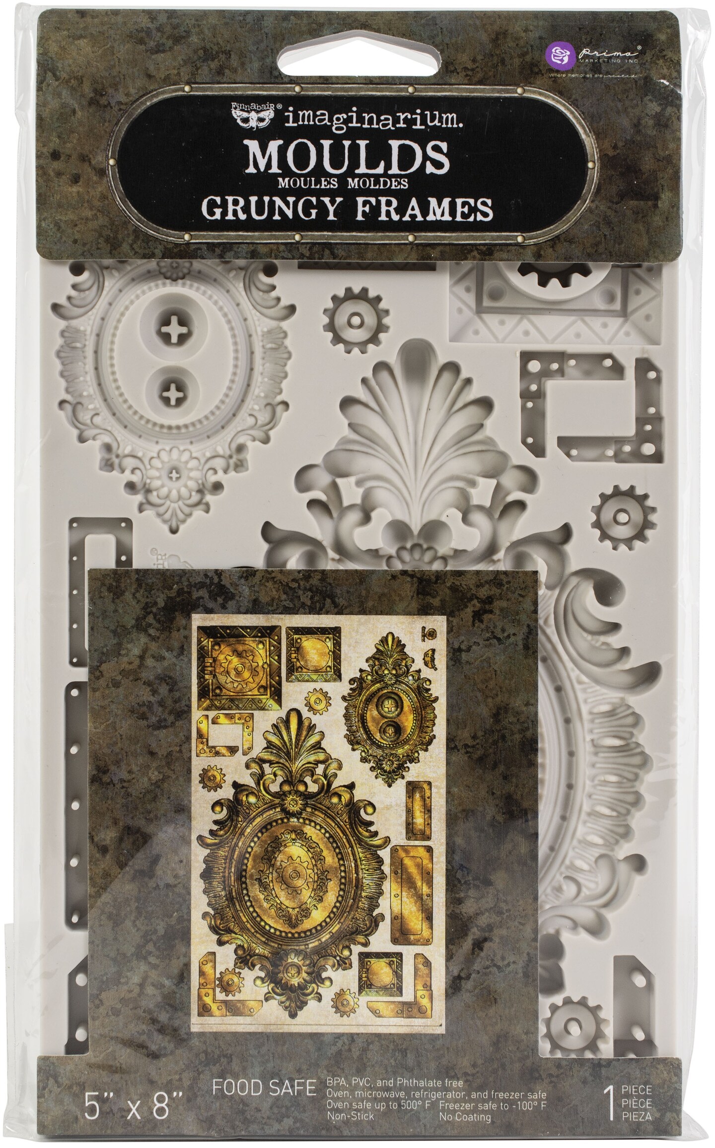 Finnabair Decor Moulds 5&#x22;X8&#x22;-Grungy Frames