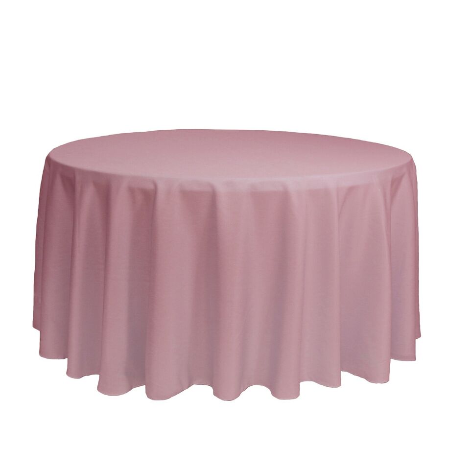 120 Inch Round Polyester Tablecloths
