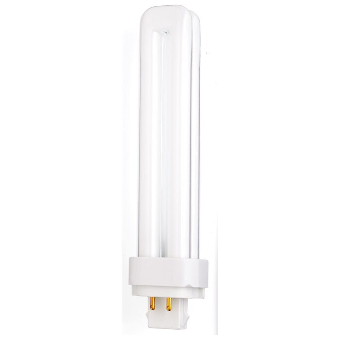 Satco S6737 26W Quad Tube 4-Pin G24Q-3 Plug-In base 2700K fluorescent bulb