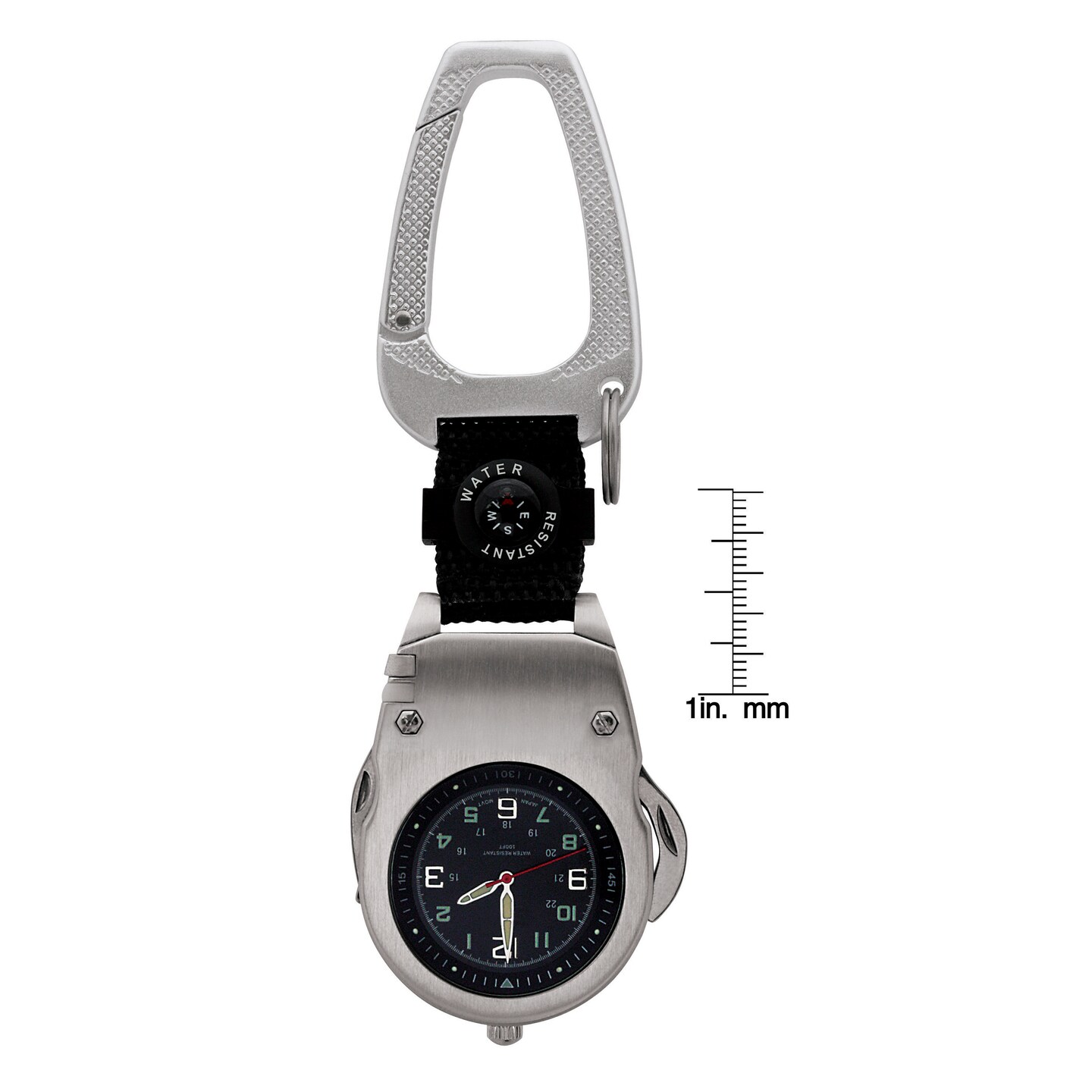 JFK Half Dollar Coin Multi-Tool Pocket Watch Compass