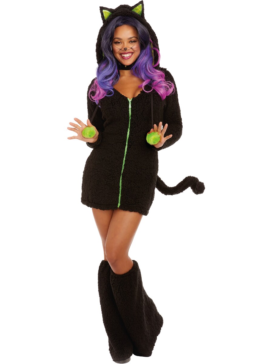 Adult&#x27;s Womens Don&#x27;t Cross The Black Cat Costume