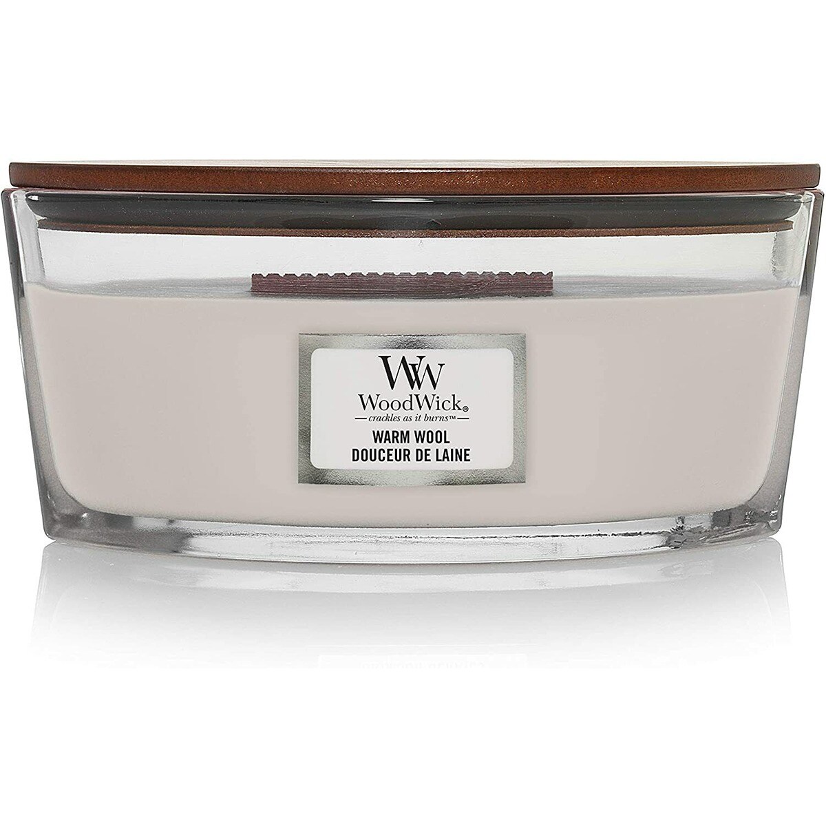 Wood Wick Warm Wool Scented Candle