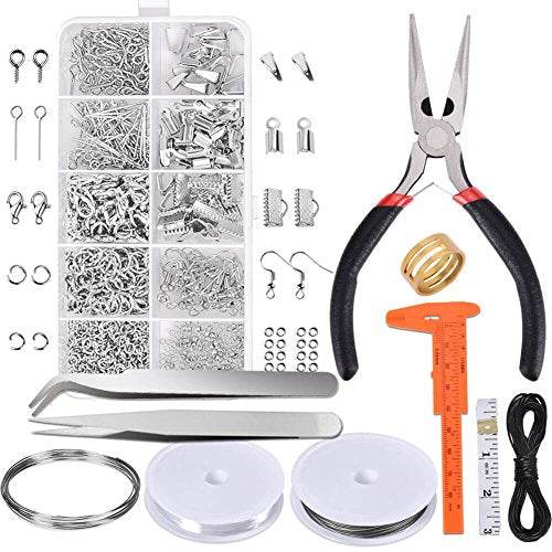 PAXCOO Jewelry Making Supplies Kit - Jewelry Repair Tool with