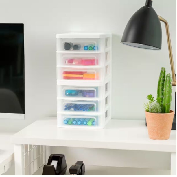 IRIS USA Plastic Storage Drawers