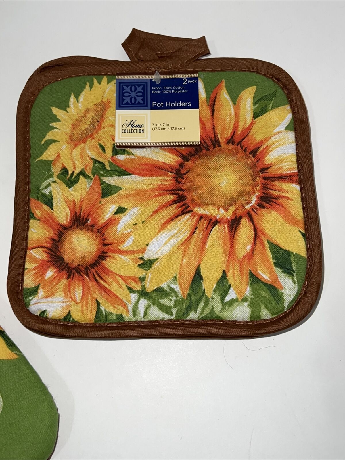 Kitchen Sunflower Dishtowel and Oven Mitts Set