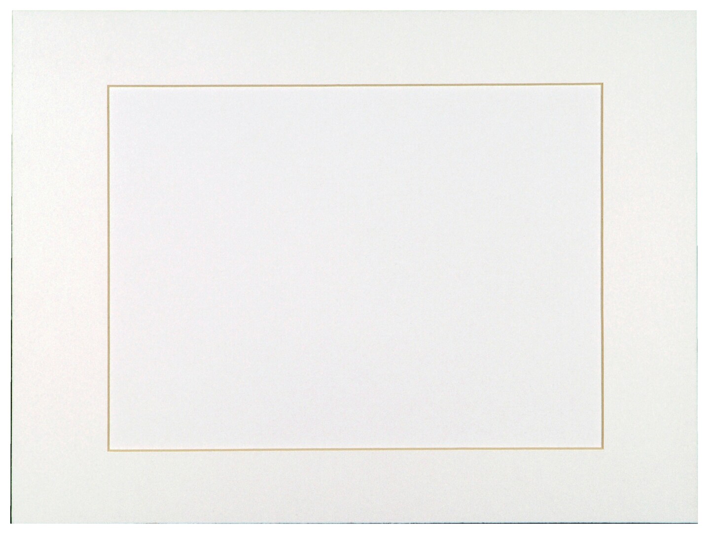 Sax Exclusive Premium PreCut Mats, 18 x 24 Inches, Bright White, Pack