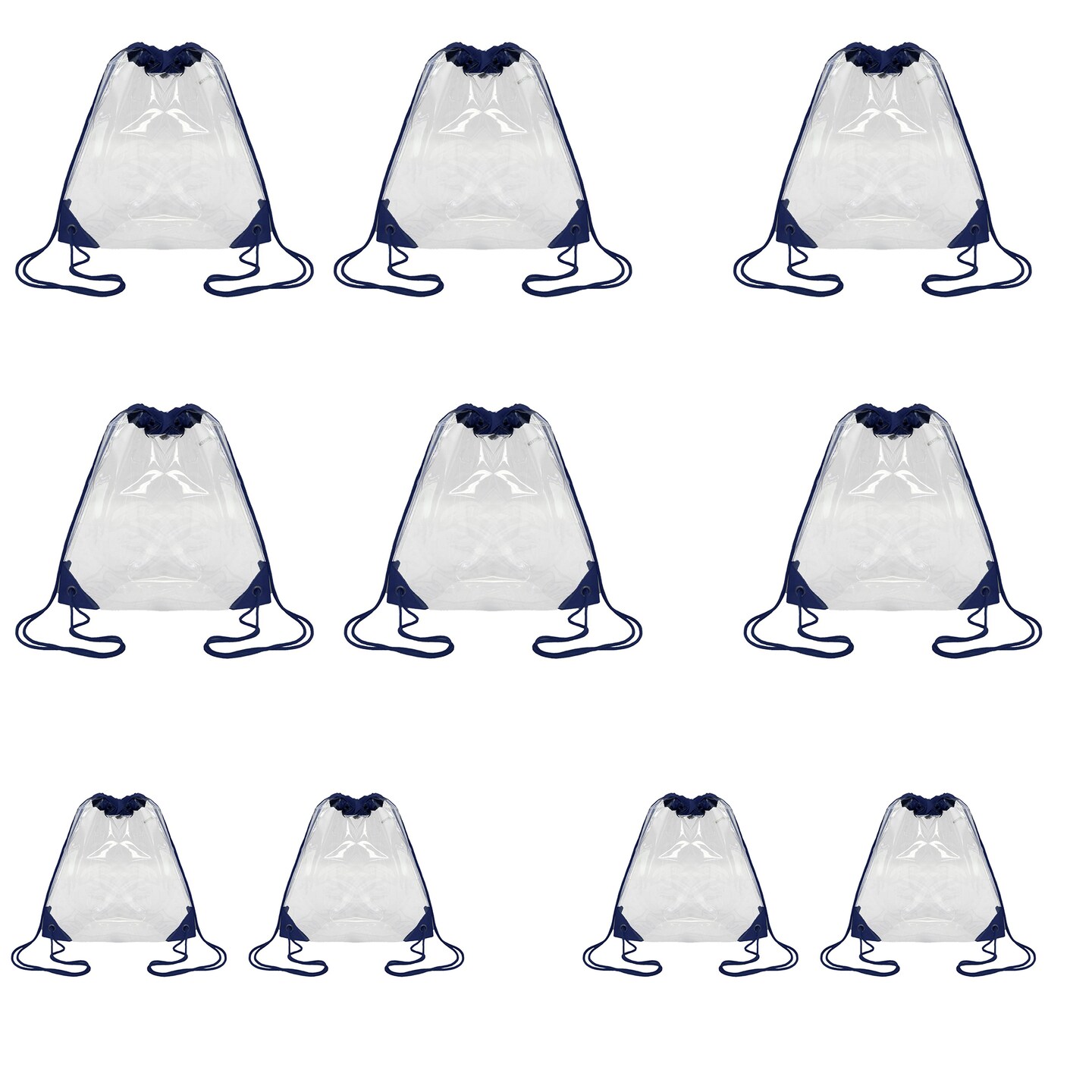 Ultimate Stylish Clear Drawstring Pack | PVC material Fashionable Transparent Travel Backpack | RAHEEV®