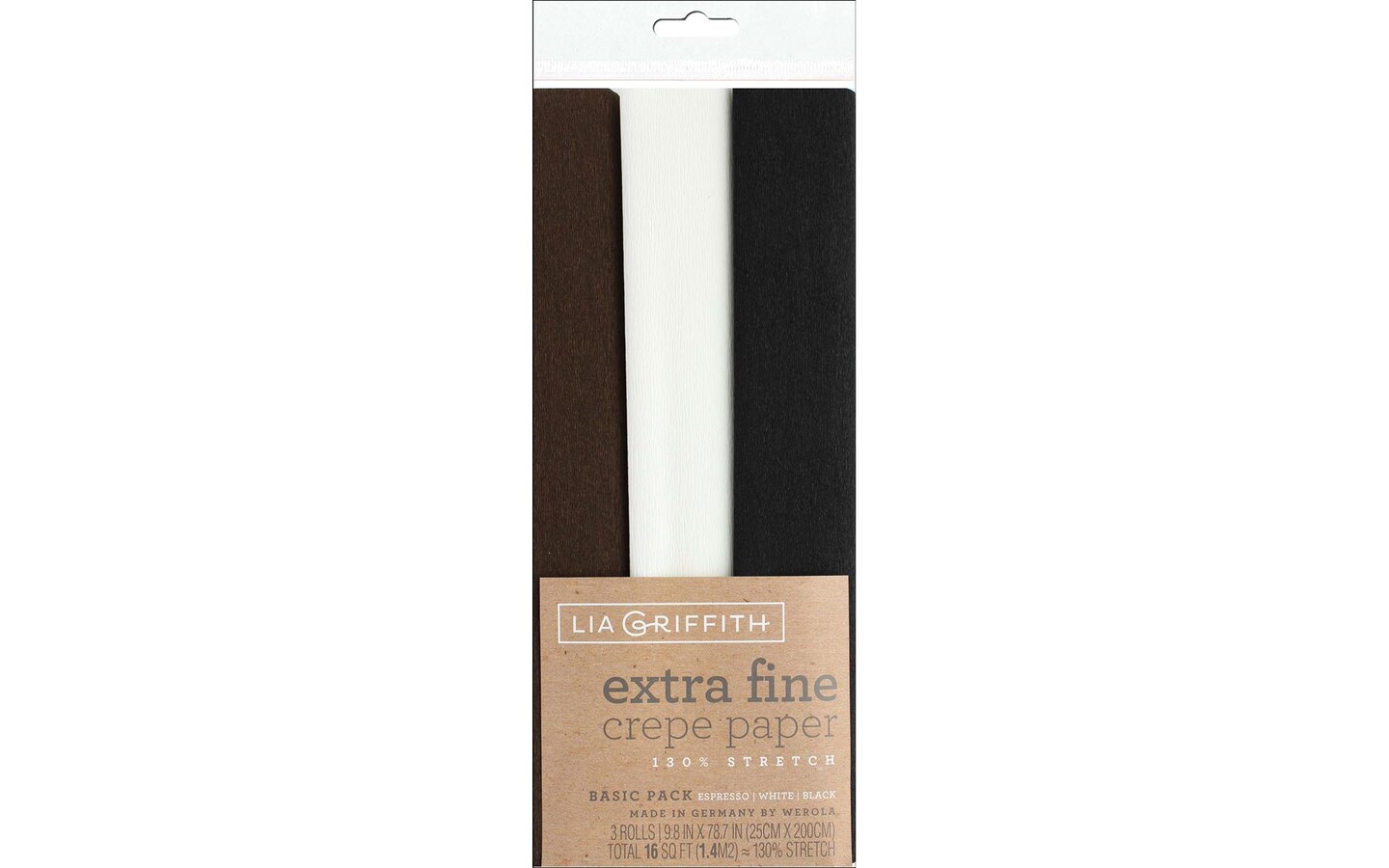 Werola LGriffith Crepe Paper X Fine 3pc Neutrals