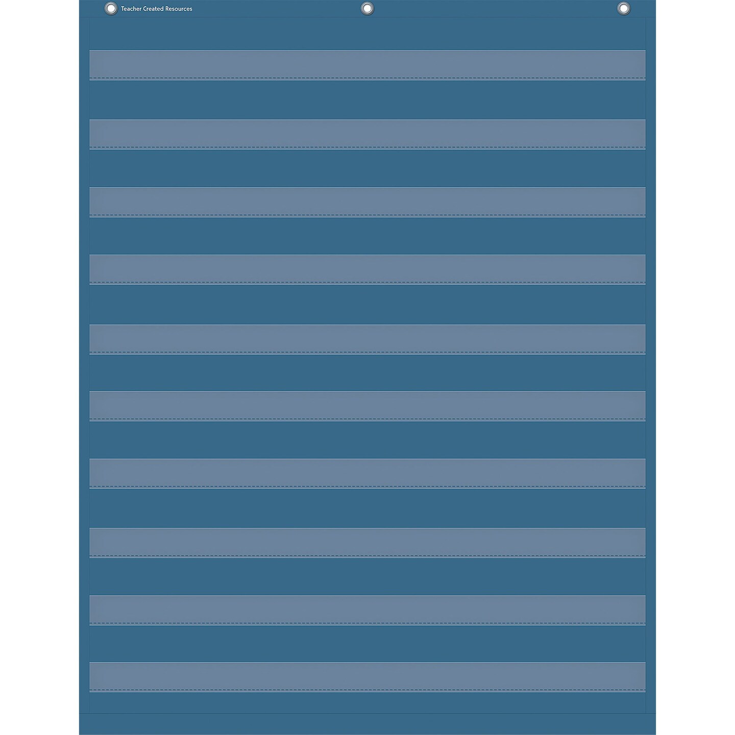 Slate Blue 10 Pocket Chart, 34&#x22; x 44&#x22;