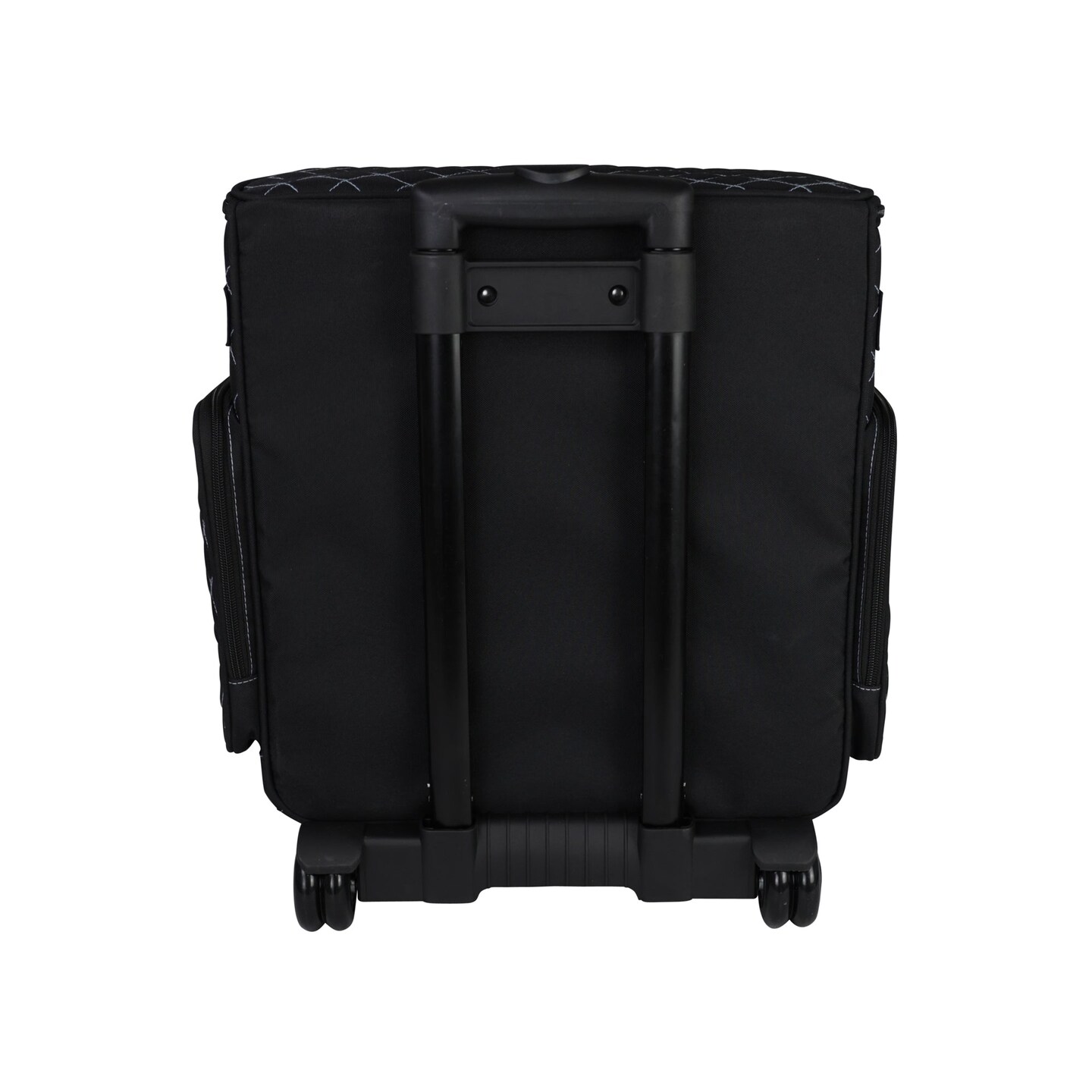 Rolling Scrapbook Case, Black &#x26; Blue Quilted