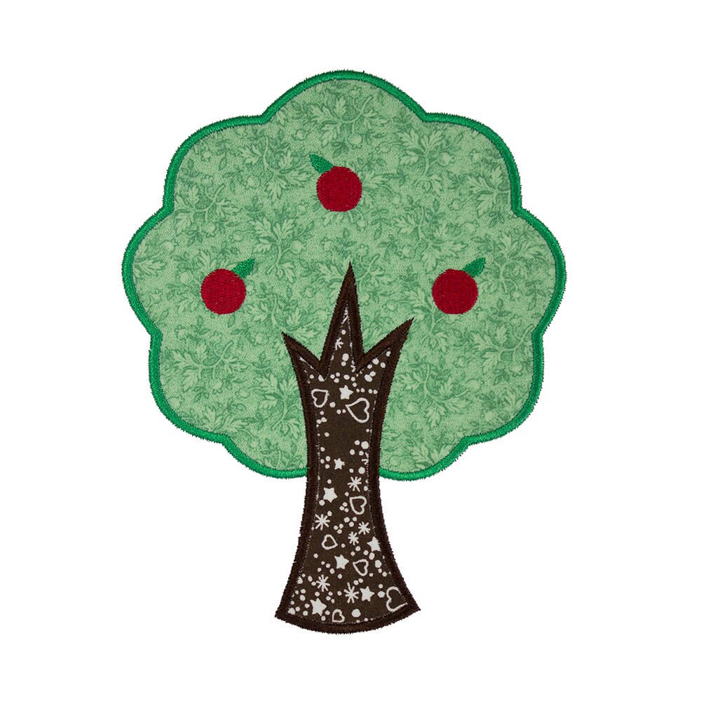 Apple Tree Patch Orchard Patch Fruit Tree Patch Iron on patch Sew on patch Applique