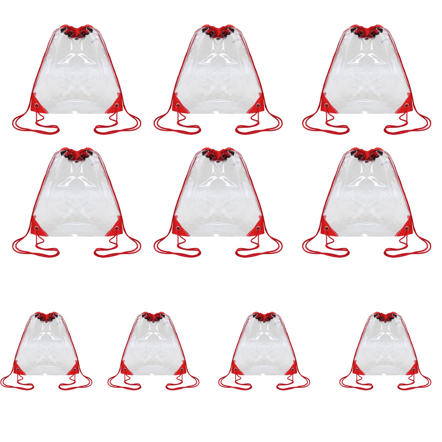 Ultimate Stylish Clear Drawstring Pack | PVC material Fashionable Transparent Travel Backpack | RAHEEV®