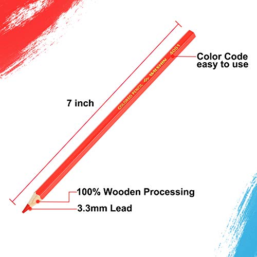 Colored Pencils 72 colors Artist Quality-Coloring Book Colored Pencil Set for adults and Children